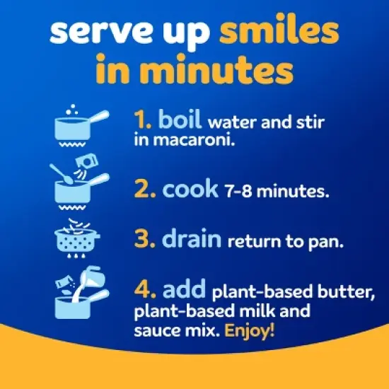 Kraft NotCo Original Flavor Plant Based Mac & Cheese - 6oz image {3}