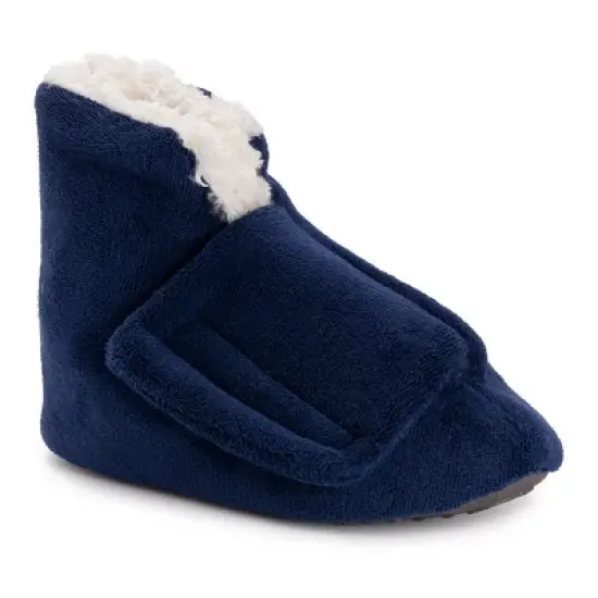 MUK LUKS Mens Adjustable Shearling Bootie image {7}