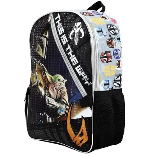 Star Wars The Mandalorian Grogu Backpack and Shaped Lunch 5 piece Value Set image {3}