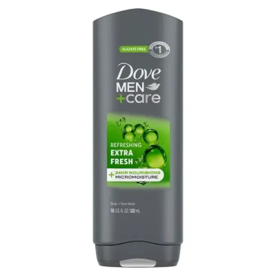 Dove Men+Care Extra Fresh Refreshing Body & Face Wash - Sulfate Free - 18 fl oz image {9}