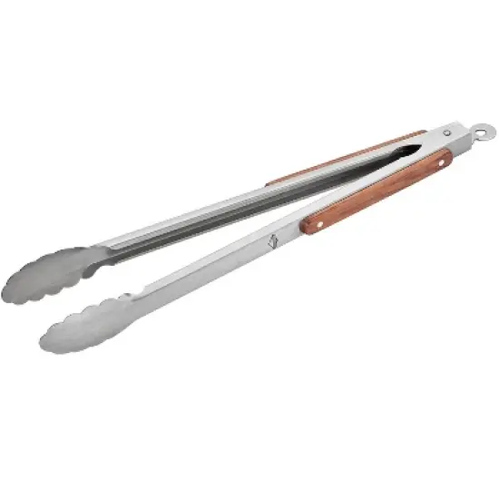 Kuchenprofi Heavy Duty Texas BBQ Tongs, Stainless Steel, 19-Inch image {1}