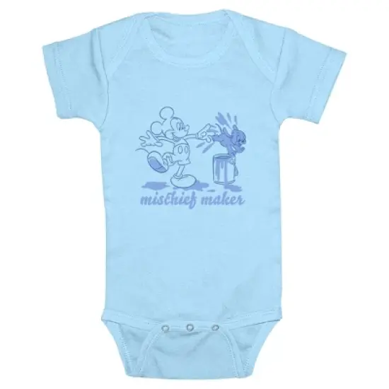 Infant's Mickey & Friends Mischief Maker Onesie image {2}