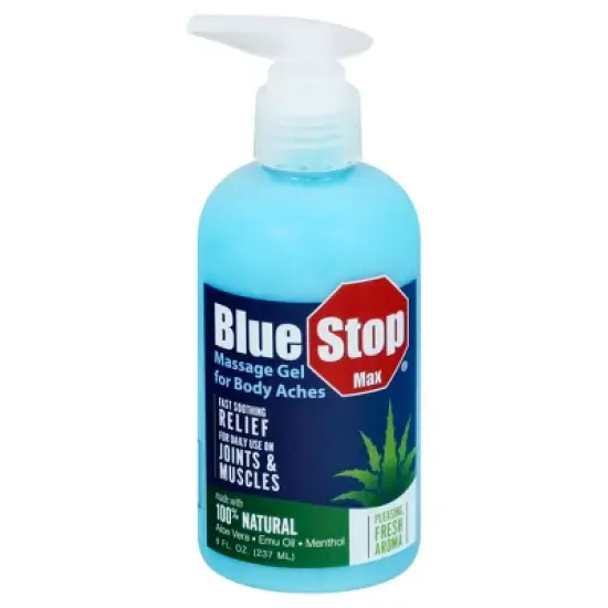 Blue Stop Max Triple Action Fresh Scent Relief for Joints + Muscles 8 fl oz image {6}