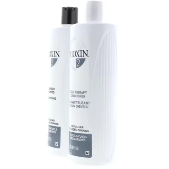 Nioxin System 2 Cleanser & Scalp Therapy Conditioner, 33.8 oz DUO image {2}