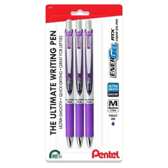 Pentel EnerGel 3pk Gel Pen image {10}