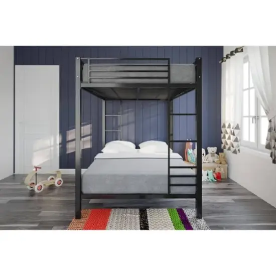 Full Over Full Celine Metal Bunk Bed - Room & Joy image {2}