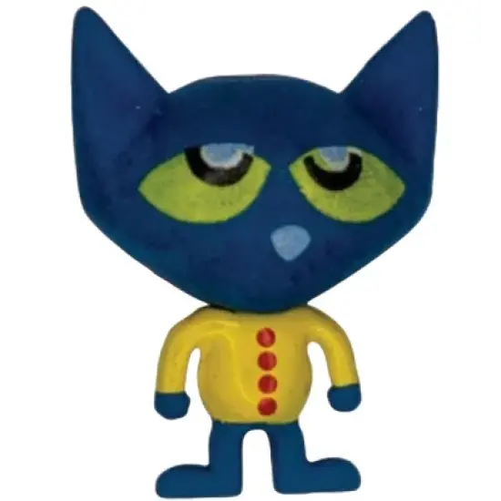 Groovy Pete the Cat 3D Erasers (8 Pack) - Collect Erase with Fun (1.5" Tall) image {2}