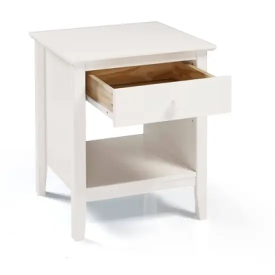 Weston Nightstand White - Alaterre Furniture image {1}