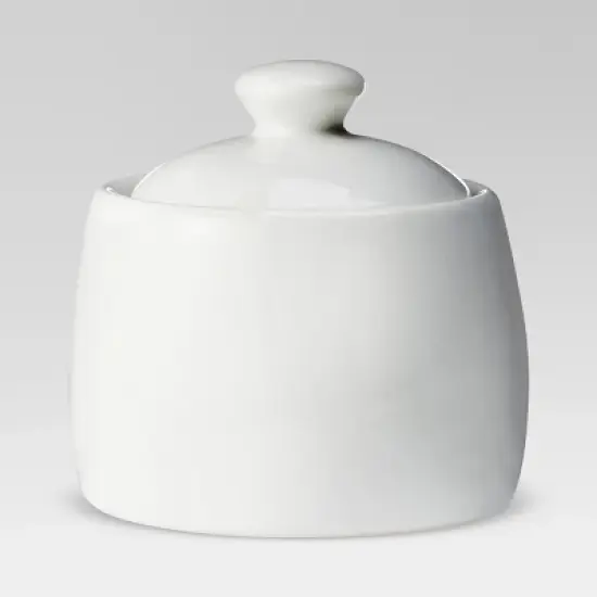 8oz Ceramic Sugar Bowl White - Threshold&trade; image {7}