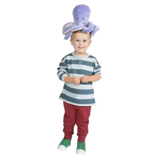 Manhattan Toy Sourpuss Octopus Velveteen Sea Life Toy Stuffed Animal, 13" image {3}