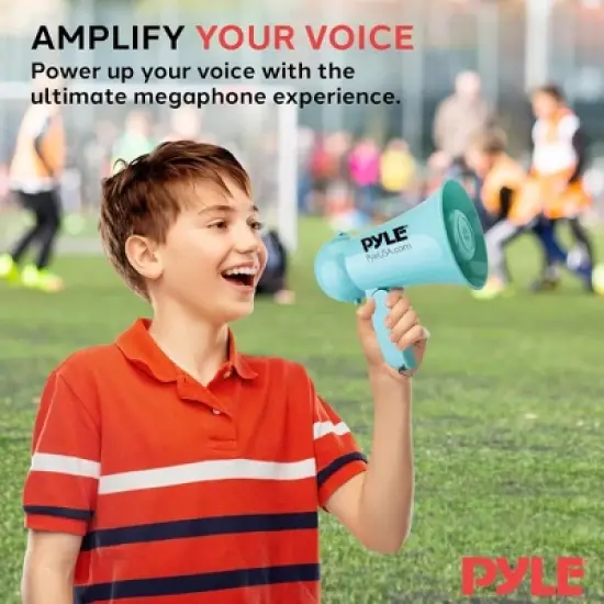 Pyle Compact Megaphone with Built-In Microphone - 15 Watts - PMP15 image {6}