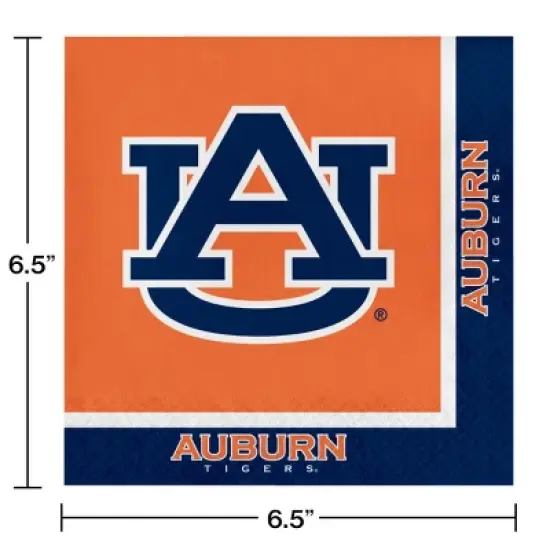 Auburn University Collegiate Tailgate Party Kit 8ct image {4}