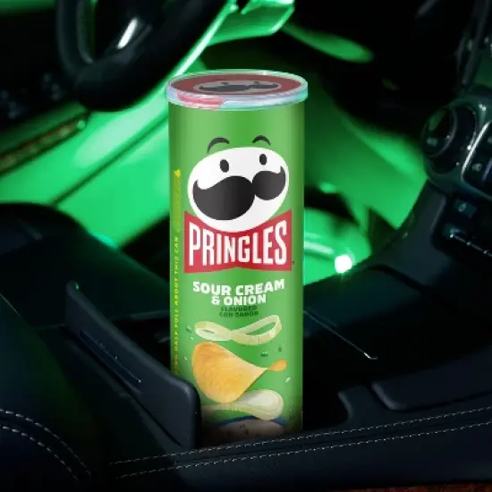 Pringles Sour Cream & Onion Potato Crisps Chips - 5.5oz image {2}