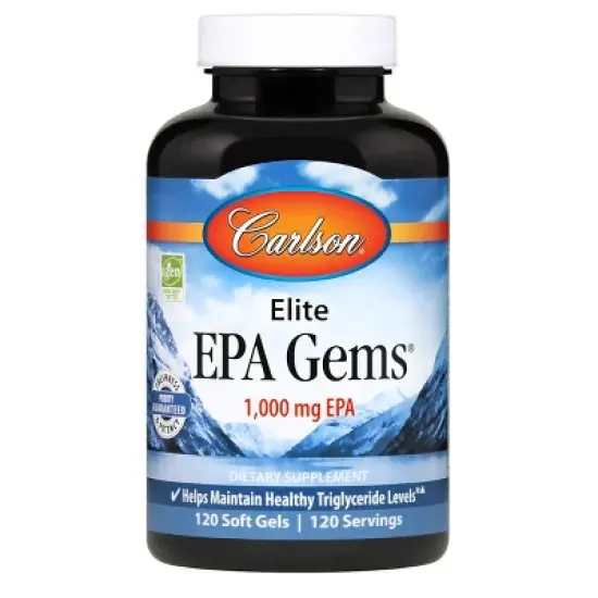 Carlson - Elite EPA Gems, 1000 mg EPA, Norwegian, Wild Caught, Sustainably Sourced image {5}