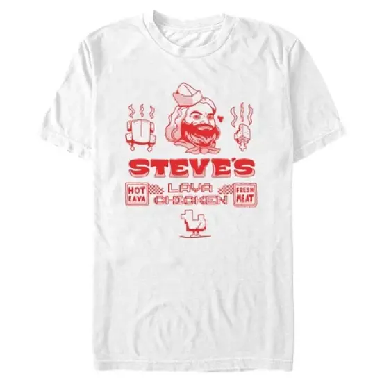 Men's A Minecraft Movie Steve Lava Chicken T-Shirt image {6}