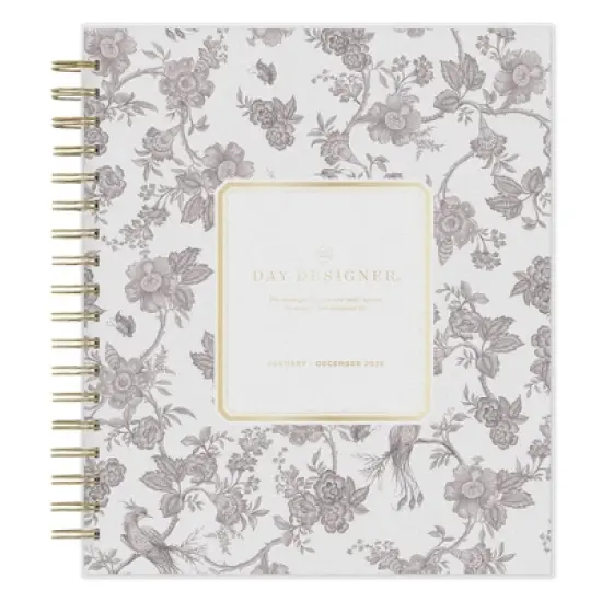 Blue Sky Day Designer Daily/Monthly Planning Calendar 8"x10" Song Bird Smooth Frosted image {15}