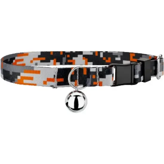 Country Brook Petz Orange Digital Camo Cat Collar image {4}