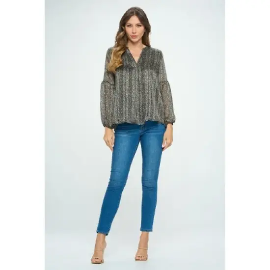 WEST K Women's Caitlin Long Sleeve Blouse image {4}