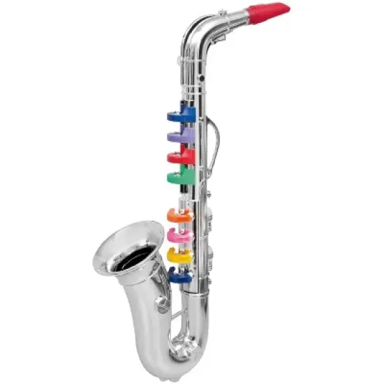 Link Ready! Set! Play! Saxophone with 8 Colored Keys Musical Instrument Early Education Toy for Kids image {3}