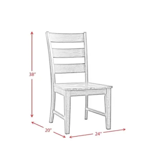 Sultan Side Chair Set Antique Oak - Picket House Furnishings image {1}