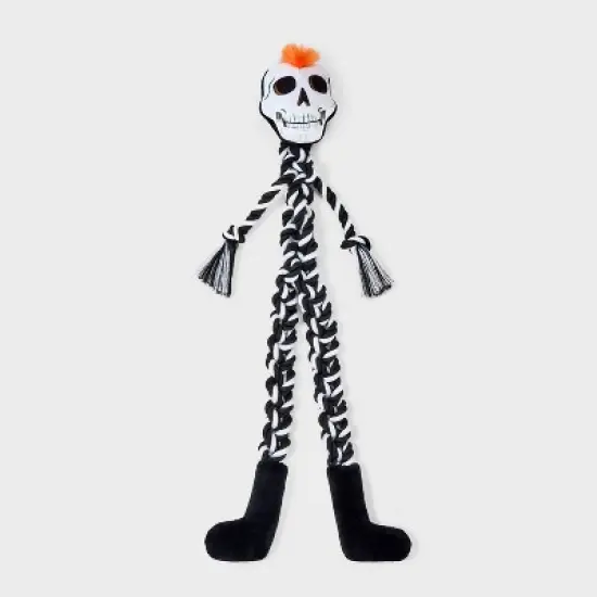 23" Skeleton Dog Rope Plush Toy - Boots & Barkley&trade; image {3}