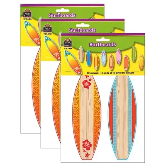 Teacher Created Resources Surfboards Accents 30 Per Pack 3 Packs (TCR4586-3) image {2}