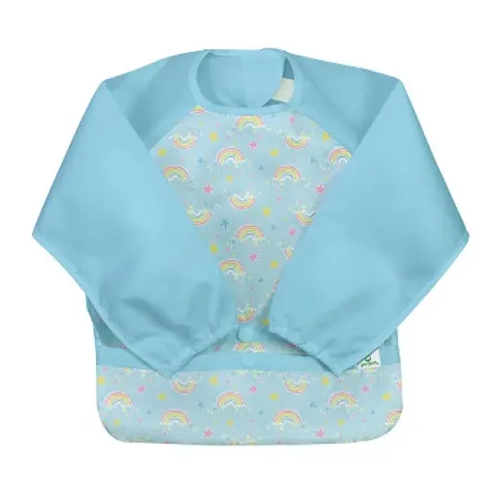 Green Sprouts Snap & Go Easy-wear Long Sleeve Bib (2 pack) image {2}