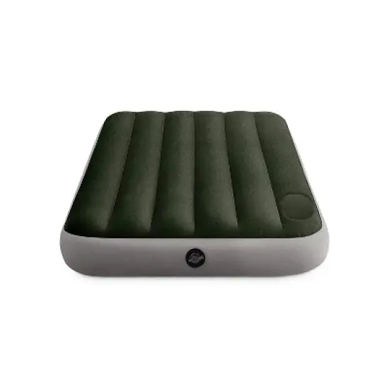 Intex 64763E Dura Beam Downy Air Mattress with Built In Pump, Queen (2 Pack) image {3}
