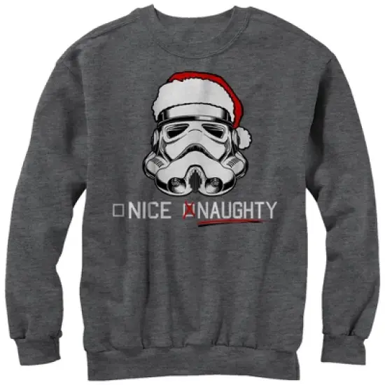 Men's Star Wars Christmas Stormtrooper Naughty List Sweatshirt image {3}