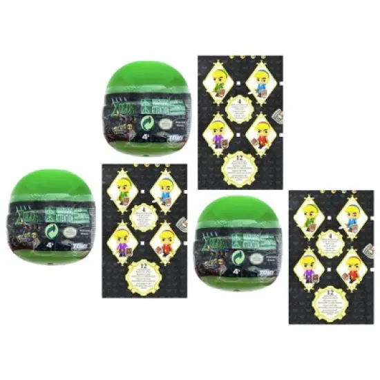 UCC Distributing The Legend of Zelda Mystery Gacha Ball Link Mini Figure | Set of 3 image {1}