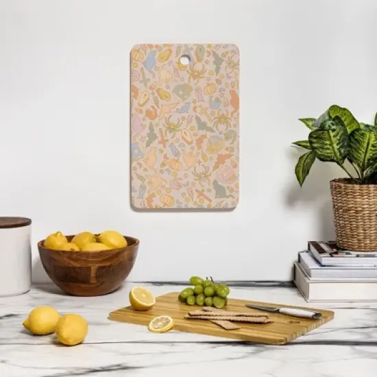 Iveta Abolina Pastel Halloween Cutting Board - Deny Designs image {2}