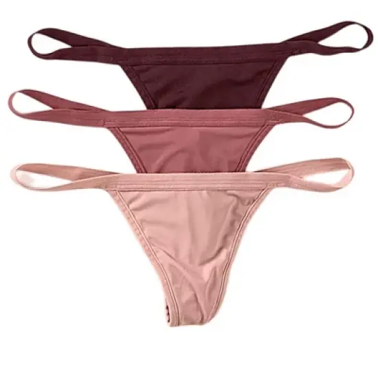 Leonisa  3-Pack Invisible G-String Thong Panties - image {4}