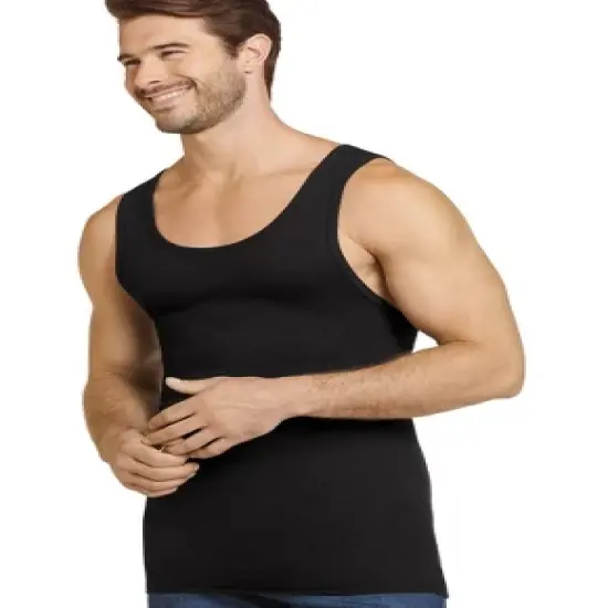 Jockey Men's Made in America 100% Cotton Tank - 2 Pack image {3}