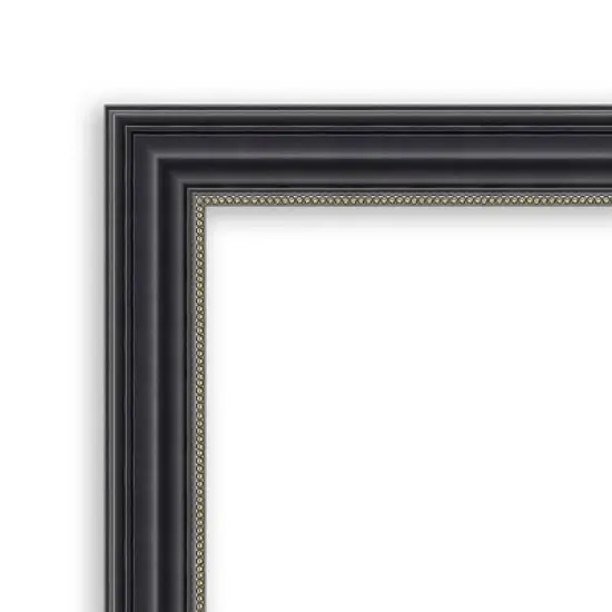 30"x22" Framed Magnetic Board Black - Amanti Art image {2}