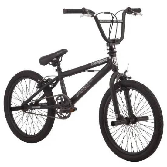 Mongoose Index 1.0 20" Freestyle Bike - Black image {1}