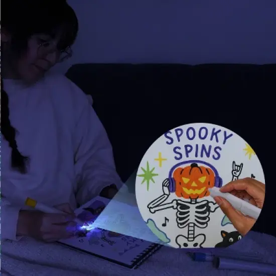 Lifelines FlowArt UV Art Frightful Fun Felt Tip Pen image {7}