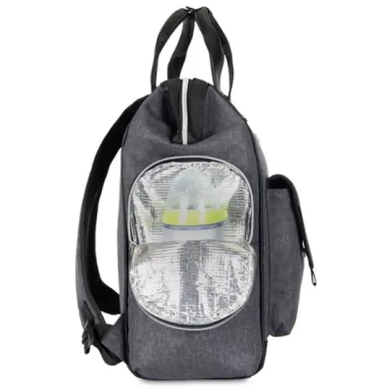 Baby Brezza Lucia Back Pack Diaper Bag - Gray image {4}