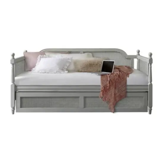 Twin Melanie Wood Cane Complete Daybed with Trundle - Hillsdale Furniture image {5}