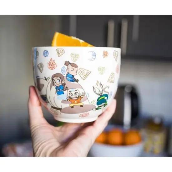 Surreal Entertainment Avatar: The Last Airbender Japanese Dinner Set | 18-Ounce Ramen Bowl, Chopsticks image {2}