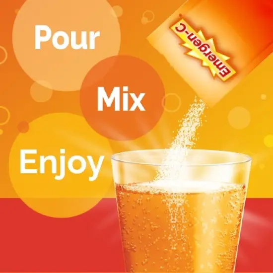 Emergen-C Vitamin C Drink Mix Packets - Super Orange image {4}