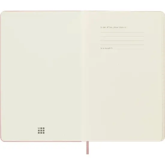 Moleskine Notebook Long Ruled Hard Cover Old Rose image {2}