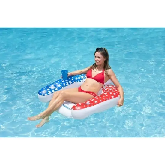 Poolmaster American Stars Paradise Water Chair Swimming Pool Float image {1}