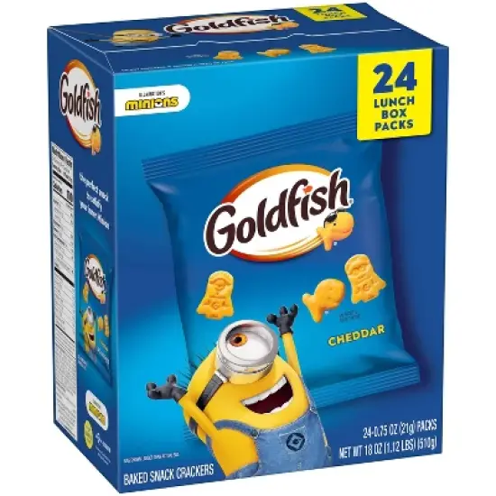 Goldfish Minions Cheddar Crackers Multipack - 18oz/24ct image {3}