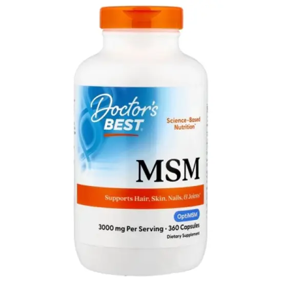 Doctor's Best MSM with OptiMSM&reg;, 360 Capsules (1,000 mg  per Capsule) image {4}