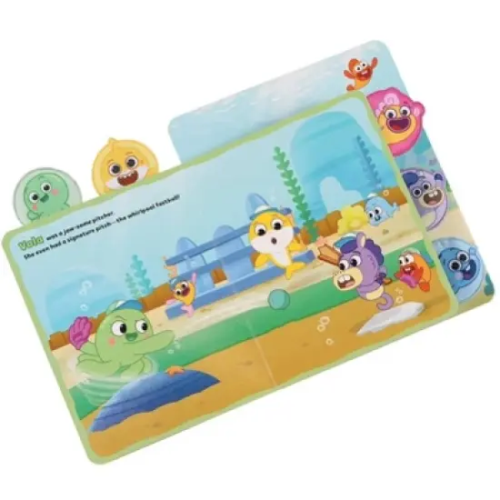 Baby Shark's Big Show: Baby Shark Plays Barnacle Ball - (Board Books with Cloth Tabs) by  Grace Baranowski (Board Book) image {3}