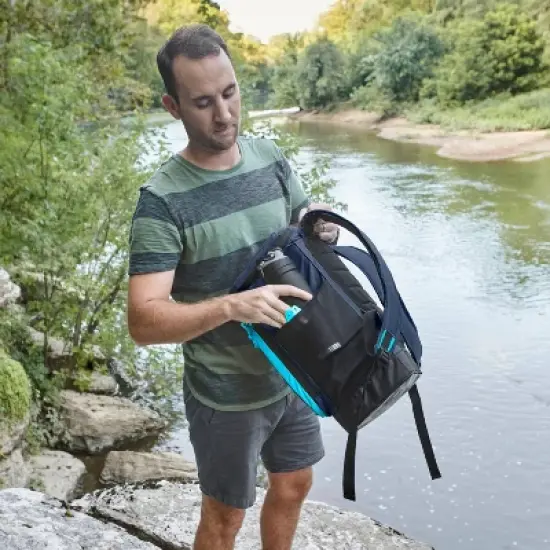 Coleman Xpand 21qt Soft Cooler Backpack - Blue image {5}