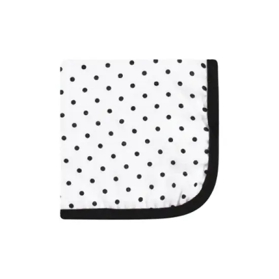 Hudson Baby Infant Girl Cotton Muslin Washcloths, Poppy Daisy, One Size image {4}