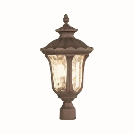 Livex Lighting Oxford 3 - Light Post Light in  Imperial Bronze image {1}