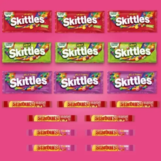 Skittles & Starburst Halloween Assorted Variety Pack - 37.05oz/18ct image {2}