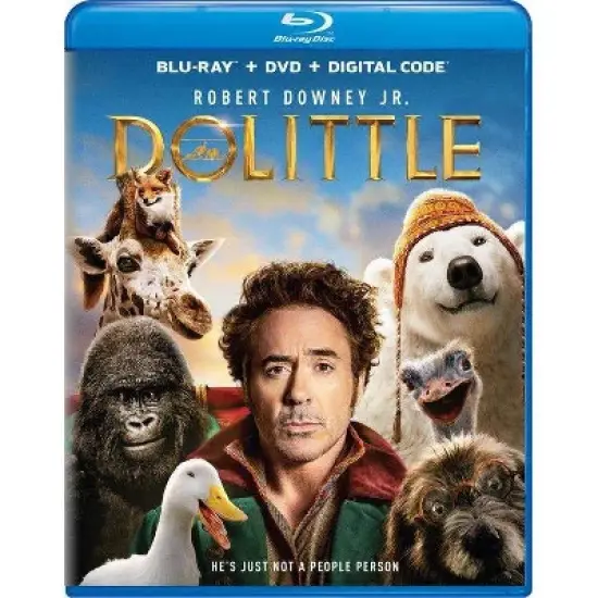 Dolittle (Blu-ray + DVD + Digital) image {1}